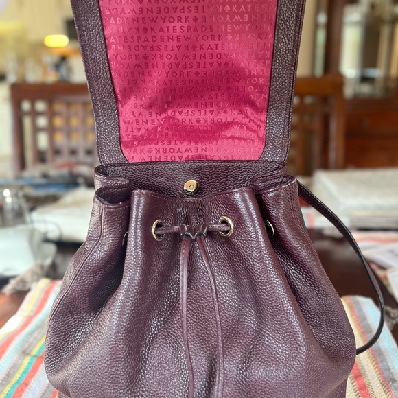 Kate Spade small over shoulder knapsack - Picture 2 of 6